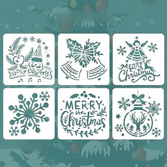 snowflake stencil diy
