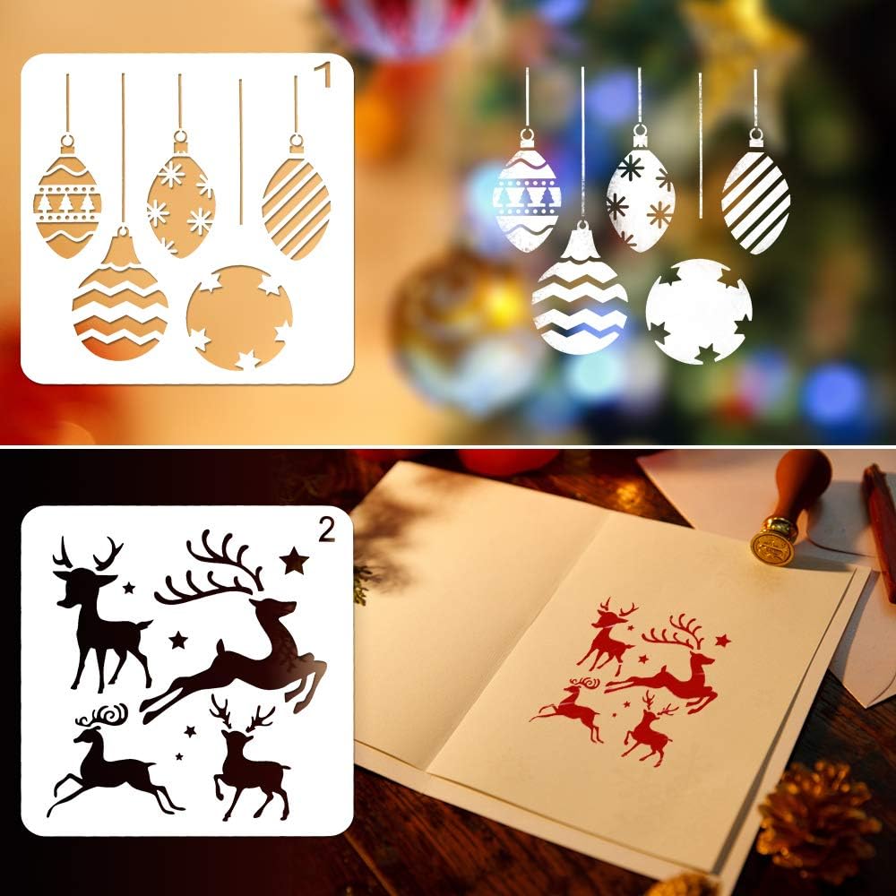 snowflake stencil for window glass