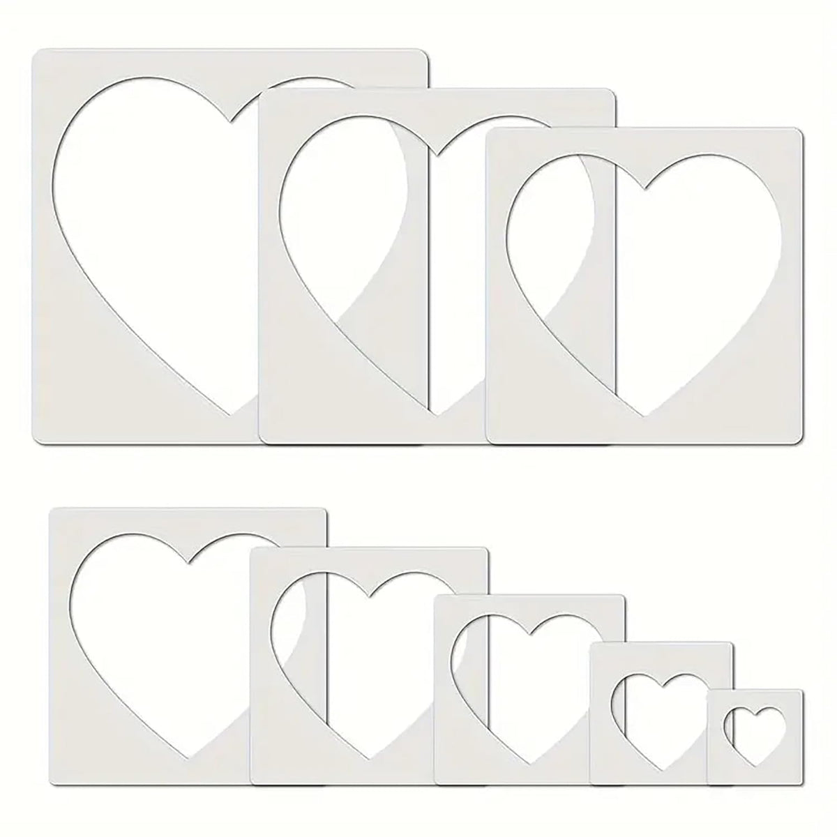 heart stencil diy
