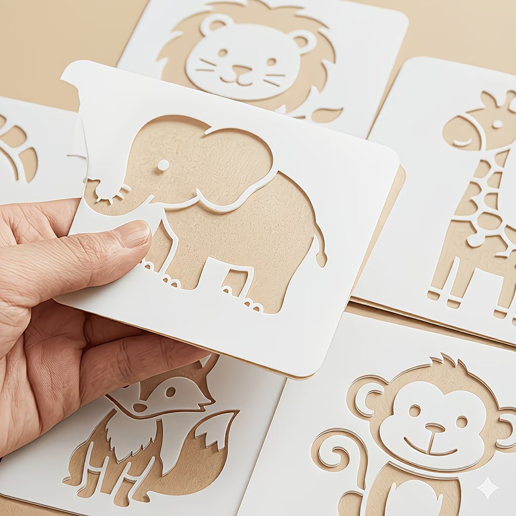 washable animal tracing templates