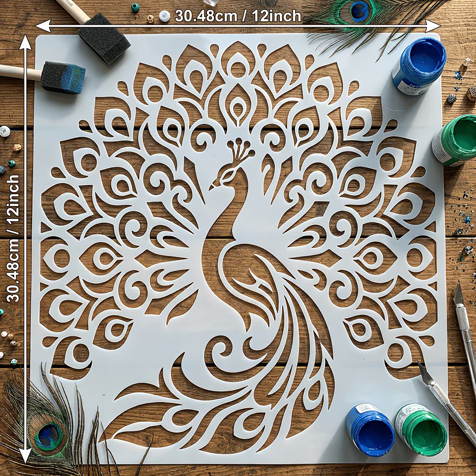 large pet stencil for acrylic painting and crafts