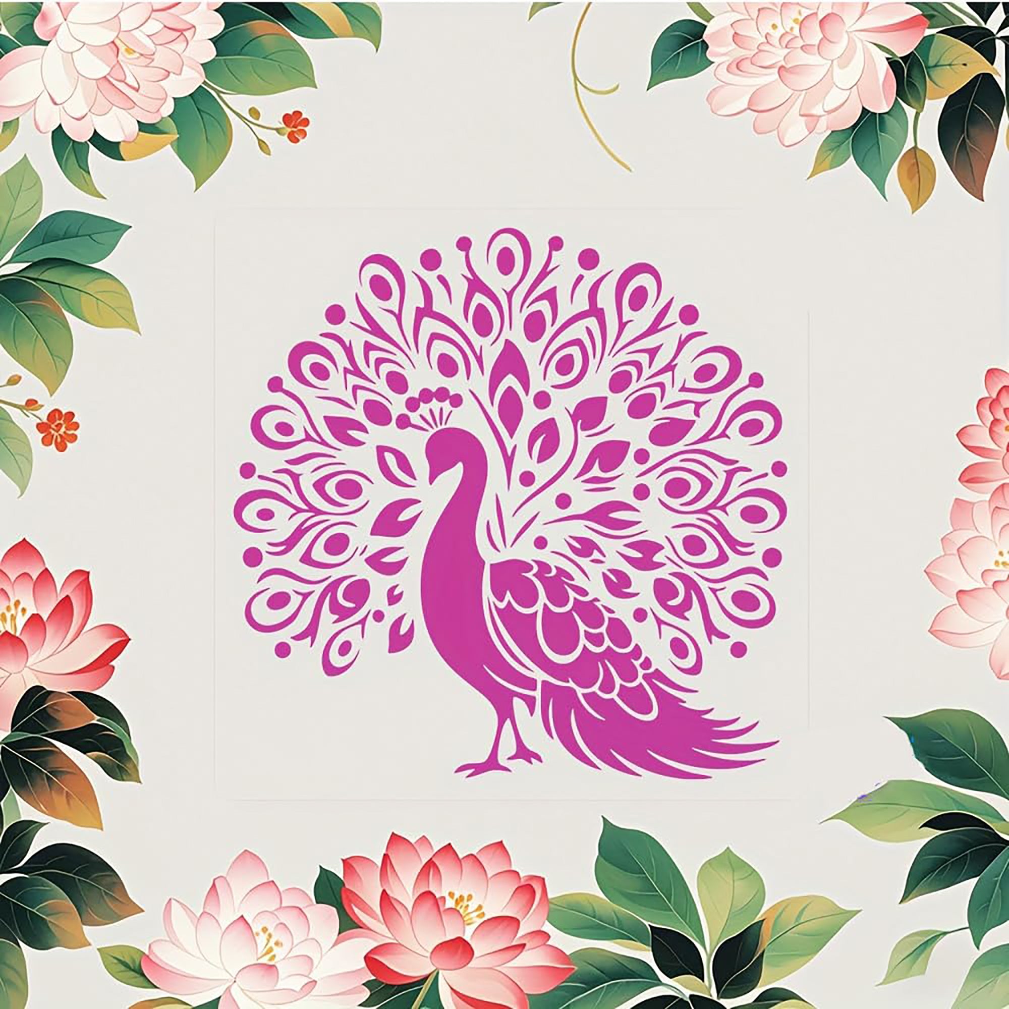 reusable stencil for texture paste artwork

