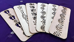 mdf rangoli border stencil for diy art
