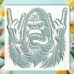 reusable stencil for street art projects