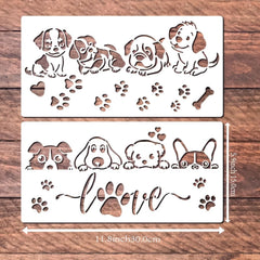 Pet-themed stencil