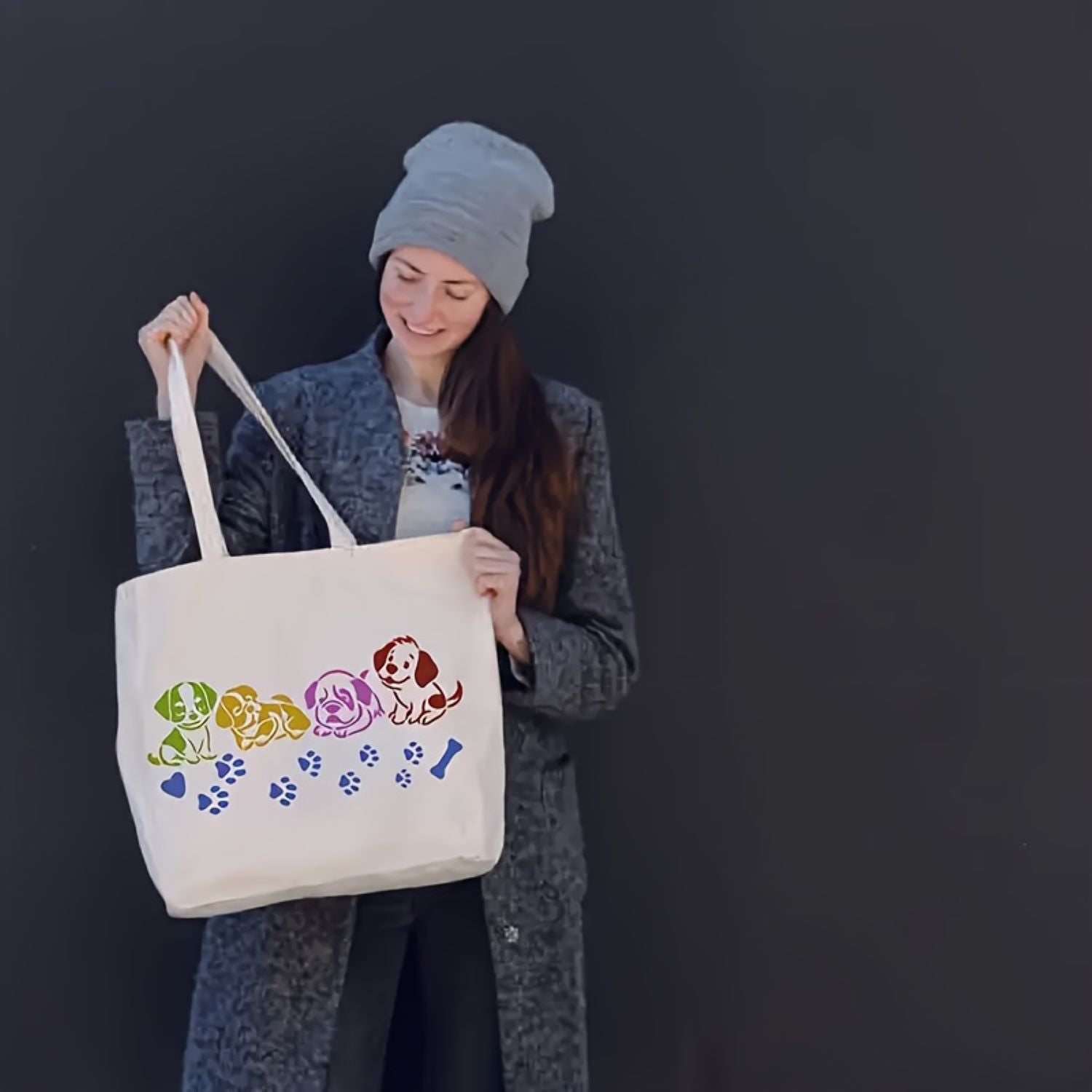 Stencil for walls and canvas