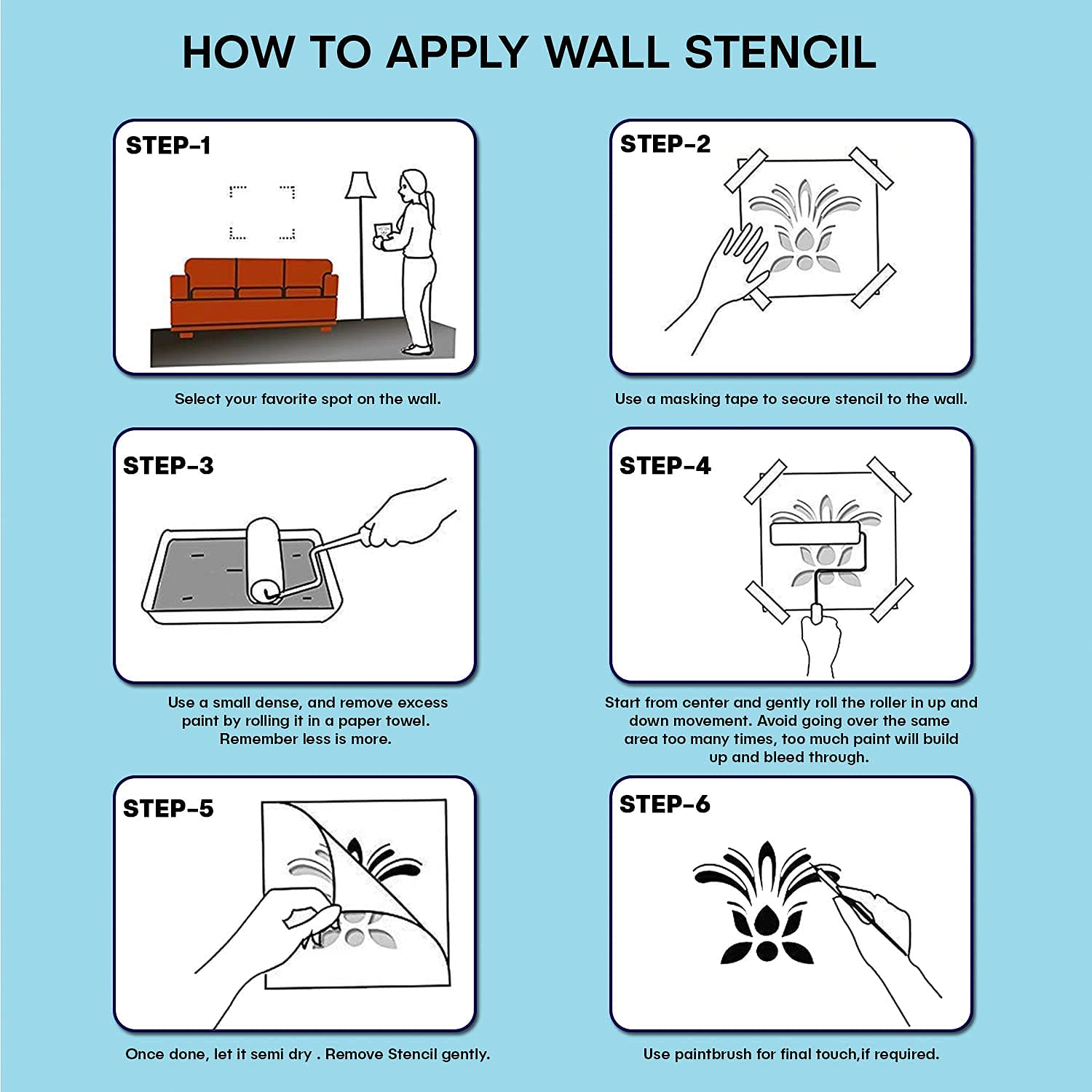 reusable painting stencil
