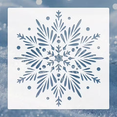 large snowflake stencil
