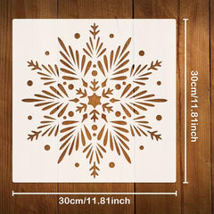 winter stencil for painting
