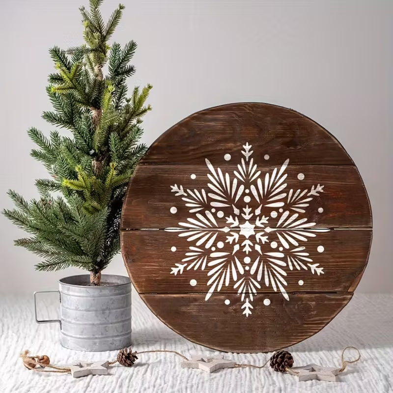 christmas wall art template
