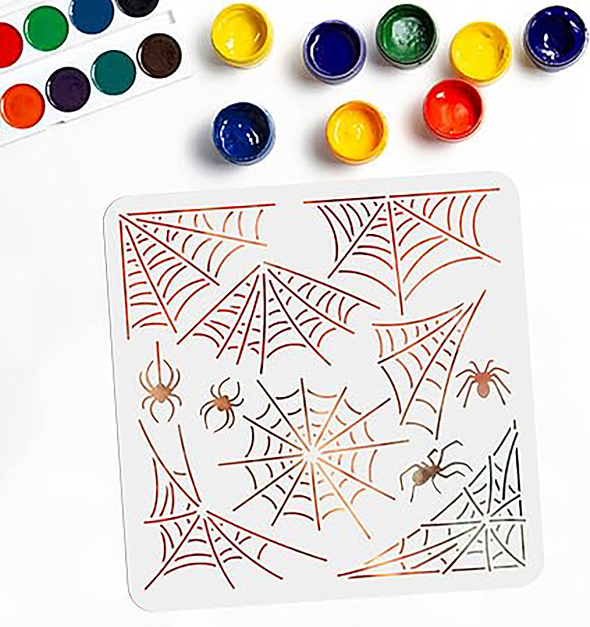 spider web stencil