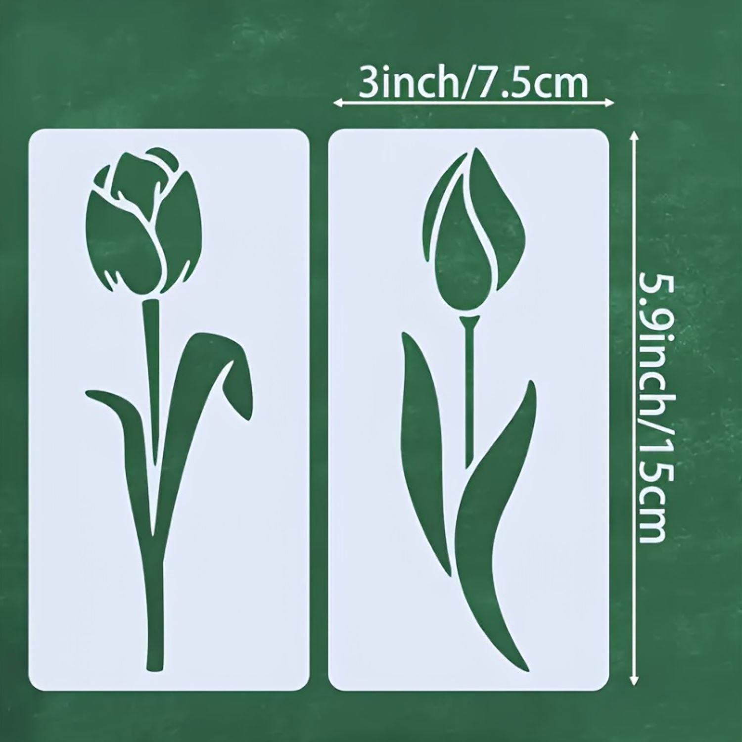 Floral Stencil Templates for Fabric, Canvas & Wood