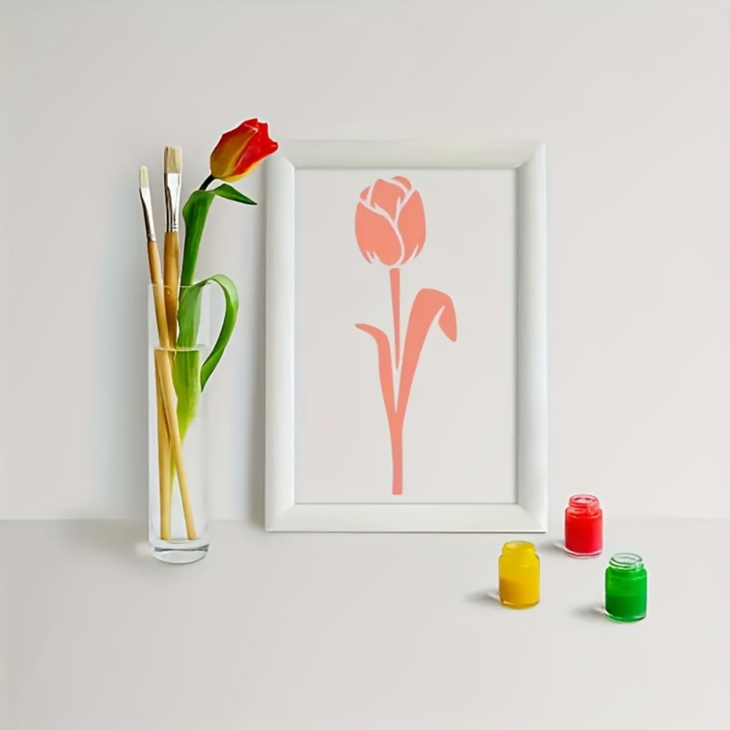 Hydrangea Stencil Set for Painting on Wood, Fabric & Canvas