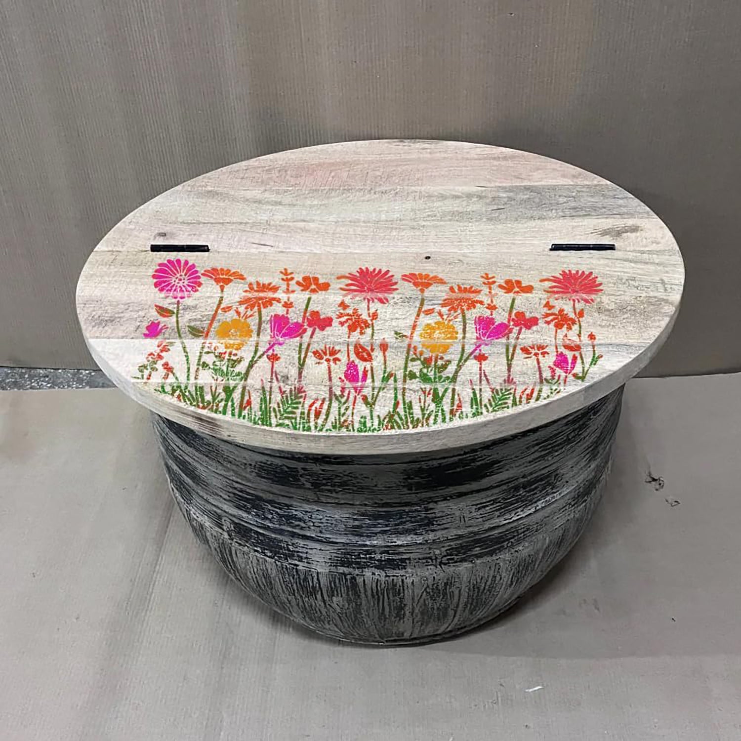 wildflower stencil template for farmhouse style DIY decor