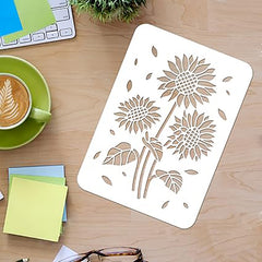 flower painting stencil
