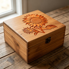 Large Sunflower PET Painting Stencil for DIY Art & Craft, Reusable Plastic Template for Wood, Wall, Fabric, Furniture & Canvas,  Pack of 1, Cliths
