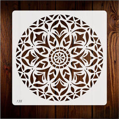 symbol of balance and harmony mandala stencil