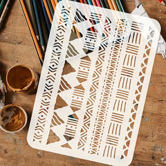 reusable border stencil for mdf board painting
