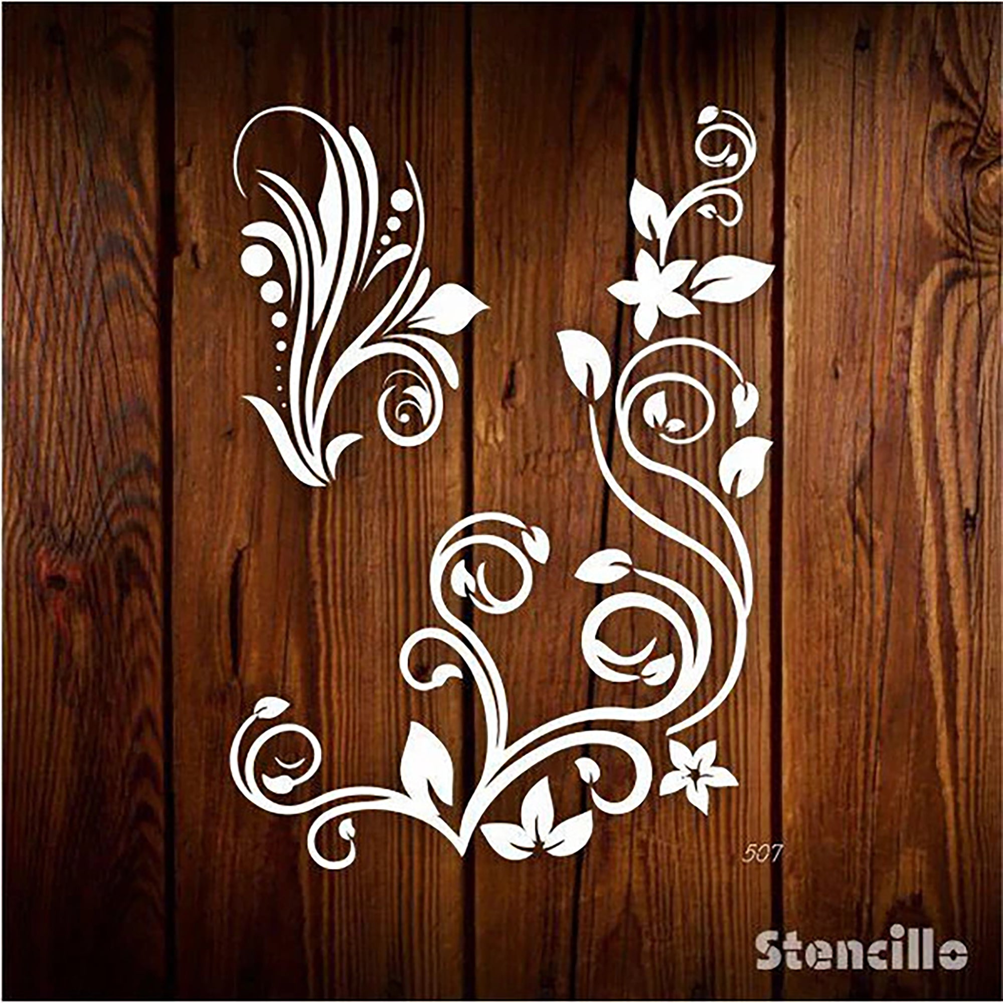 pet plastic stencil for acrylic art work
