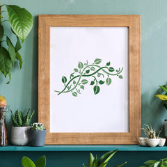 DIY leaf stencil