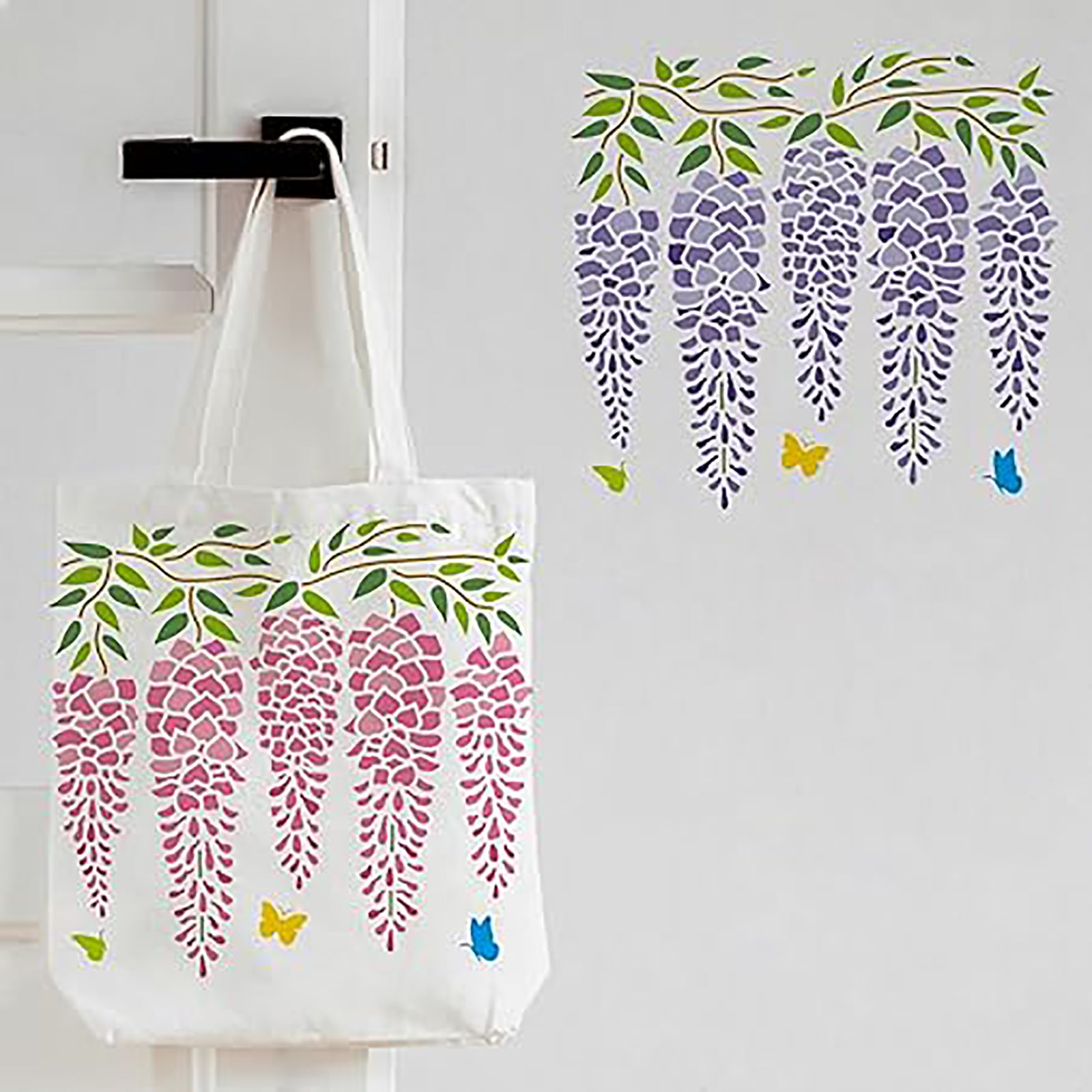 reusable flower stencil
