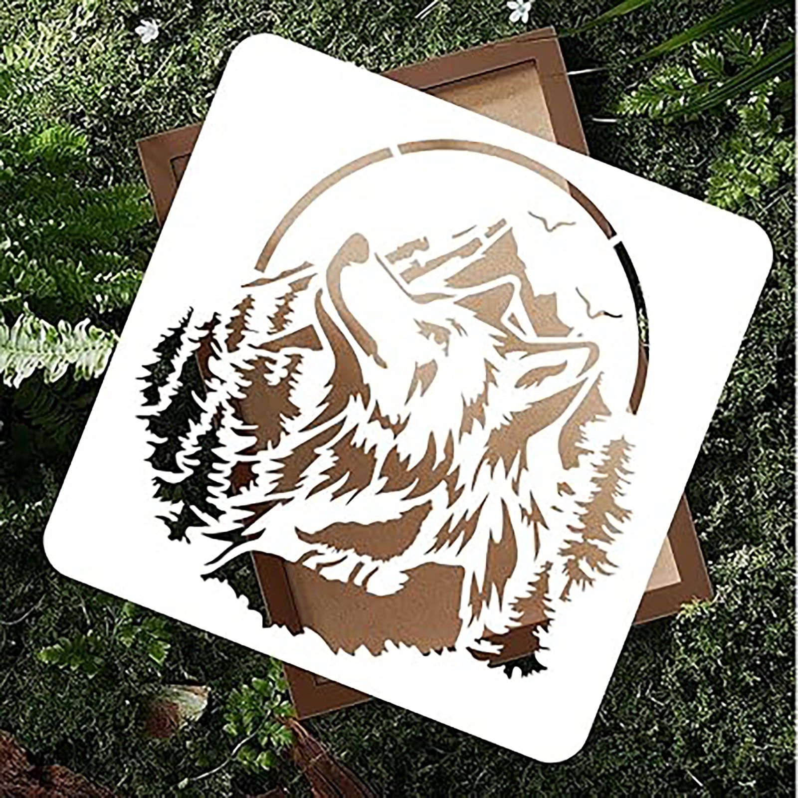 animal face stencil
