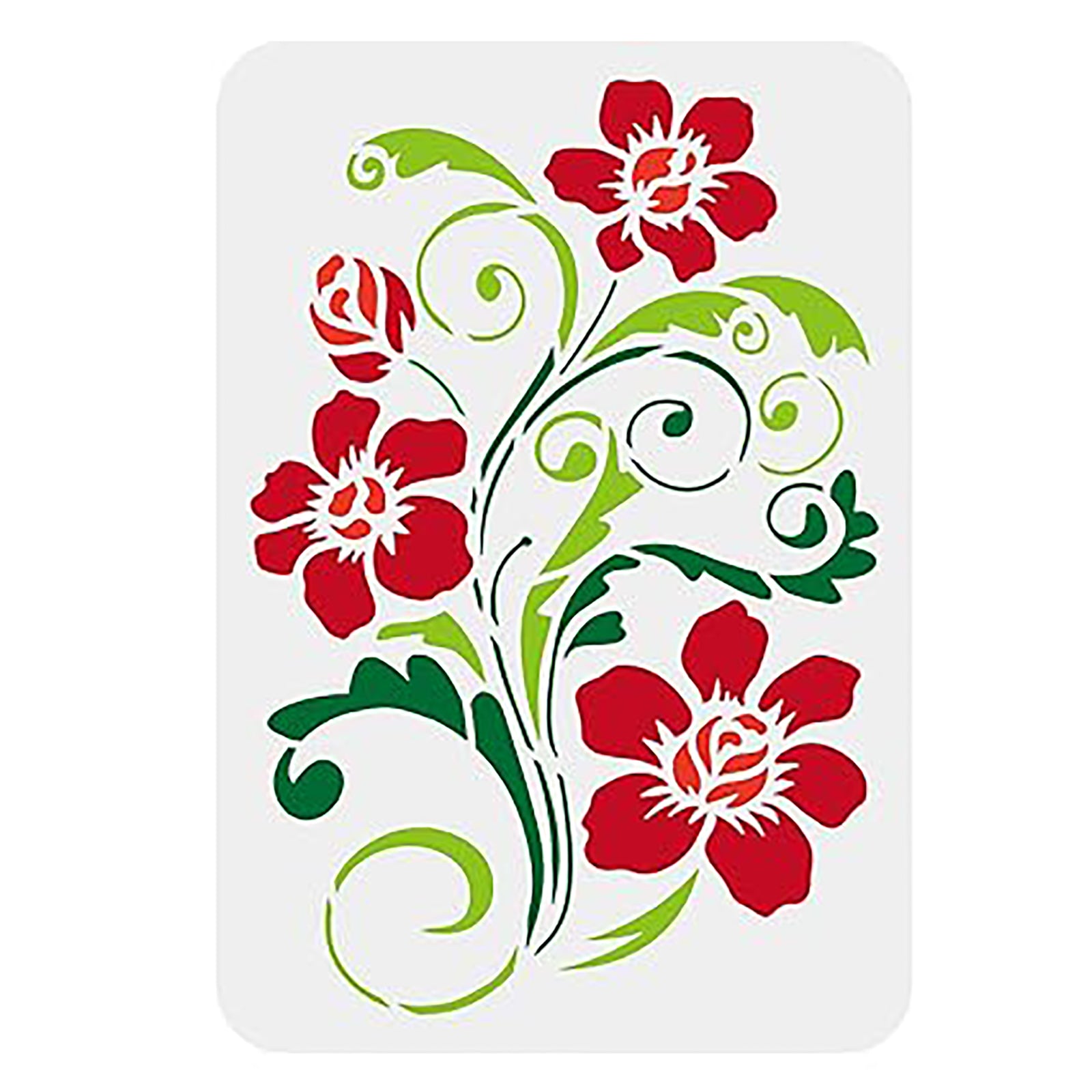 orchid stencil
