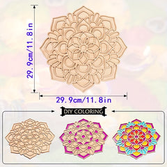 Diwali wooden rangoli