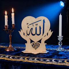 3d islamic allah tabletop decor