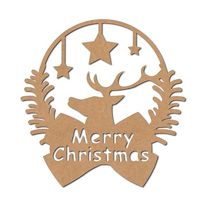 christmas wreath mdf
