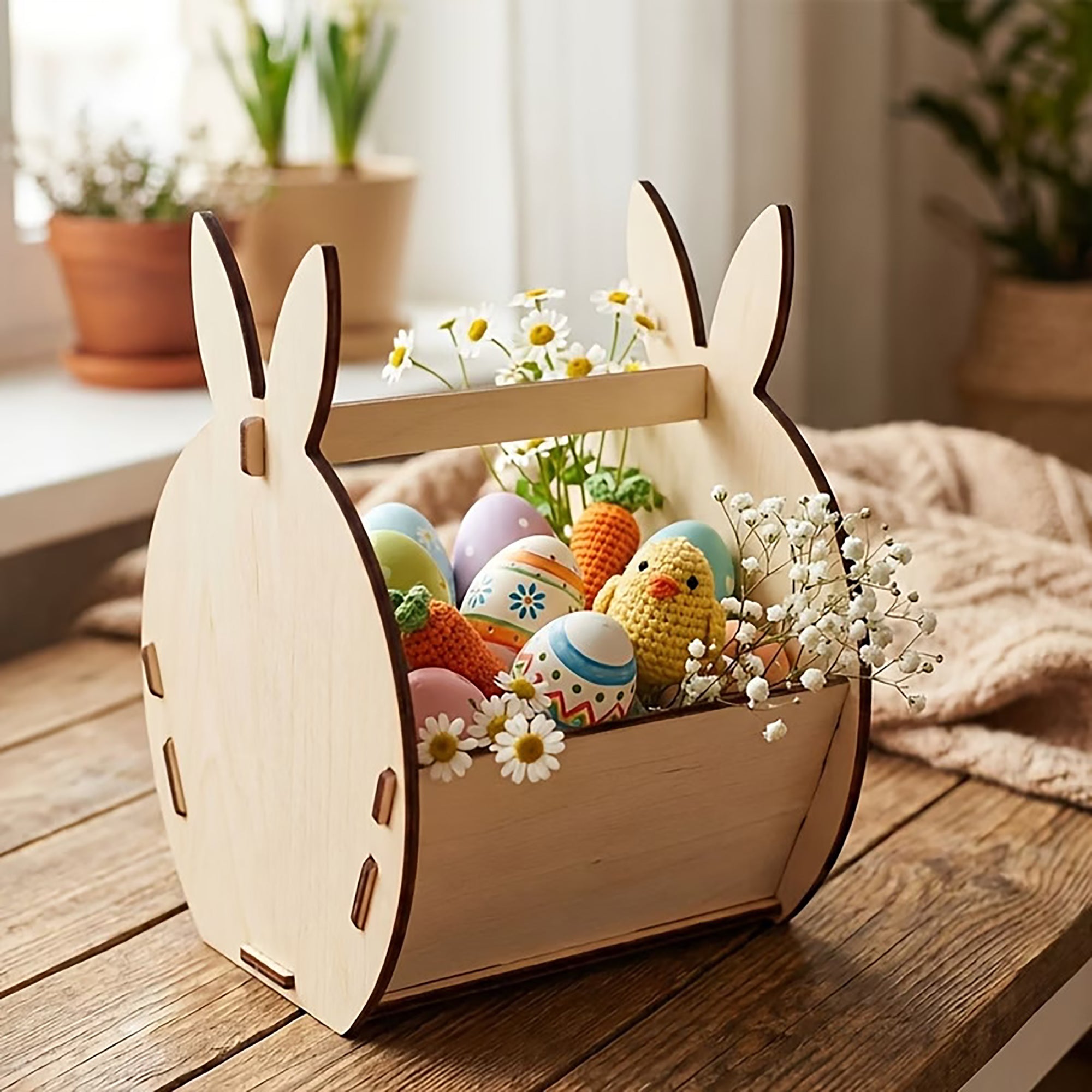 bunny wood standee diy
