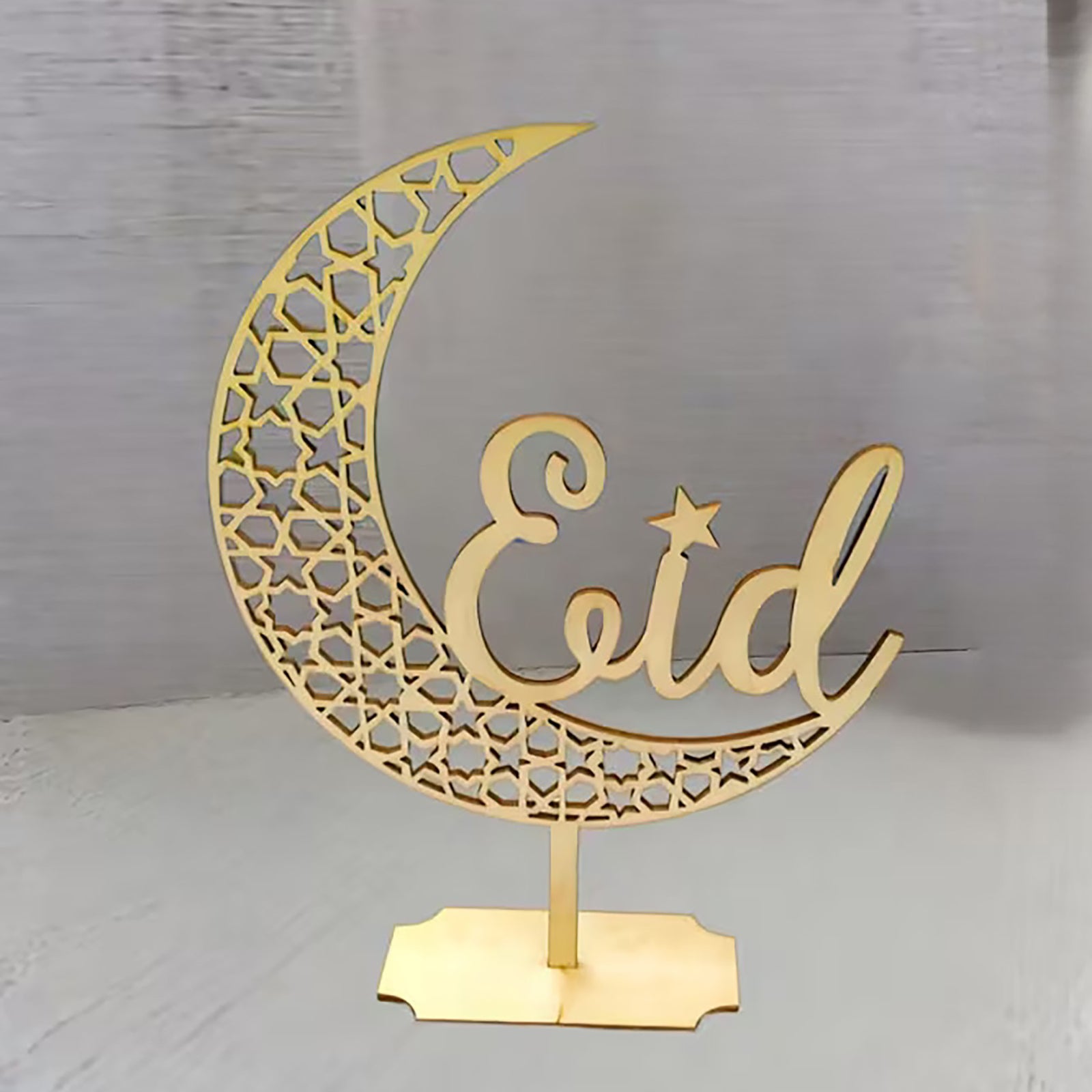 eid mubarak crescent moon decor