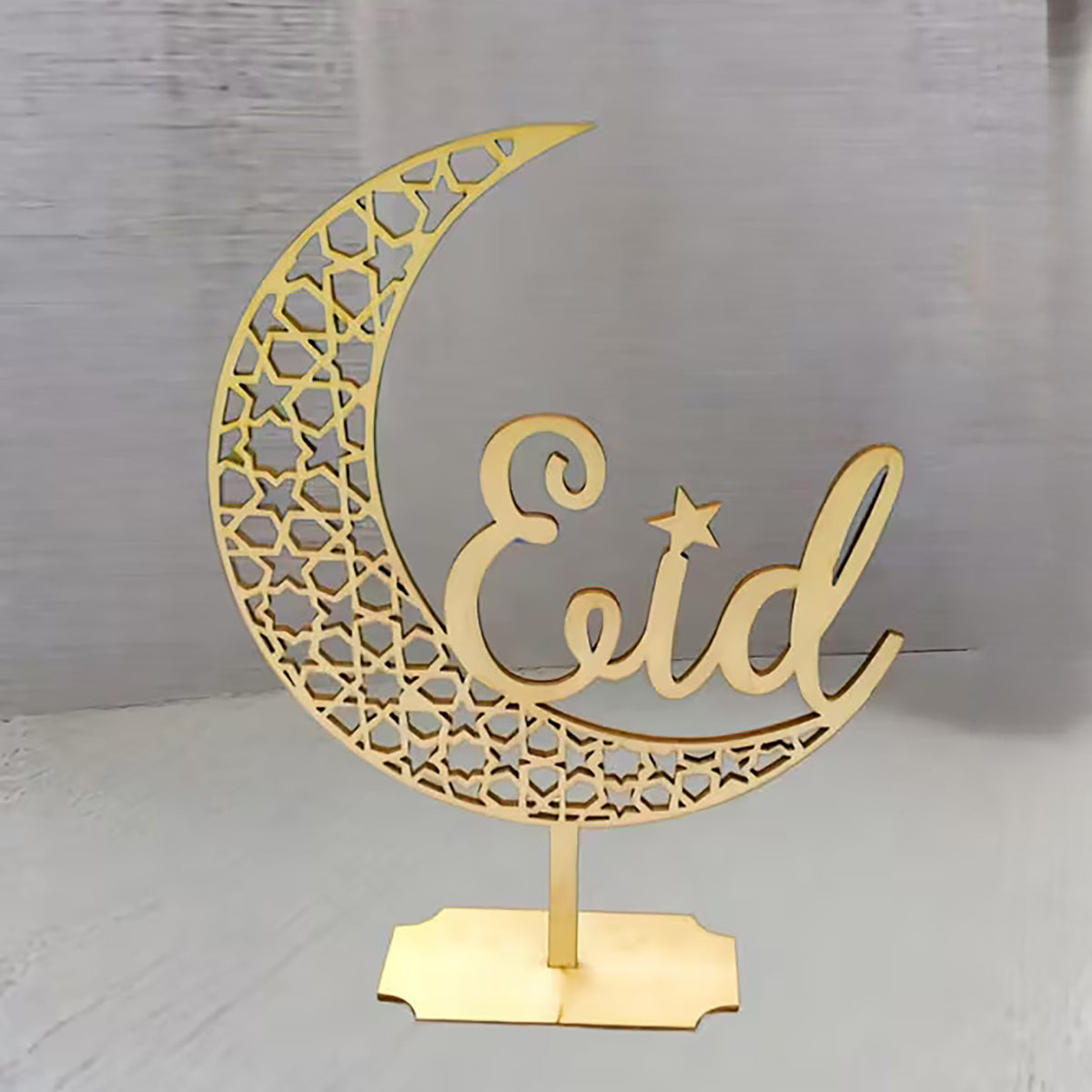 eid mubarak crescent moon decor