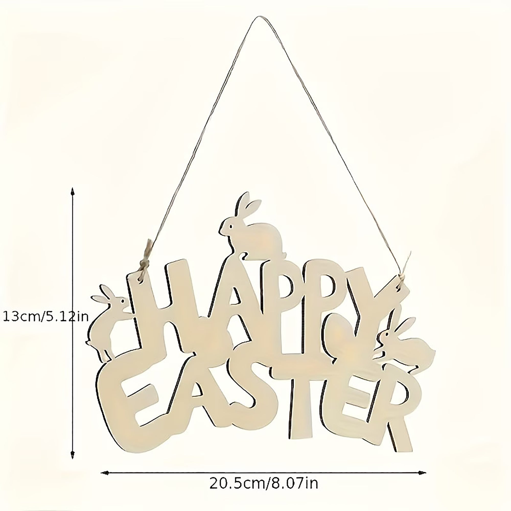 unfinished easter wood shape
