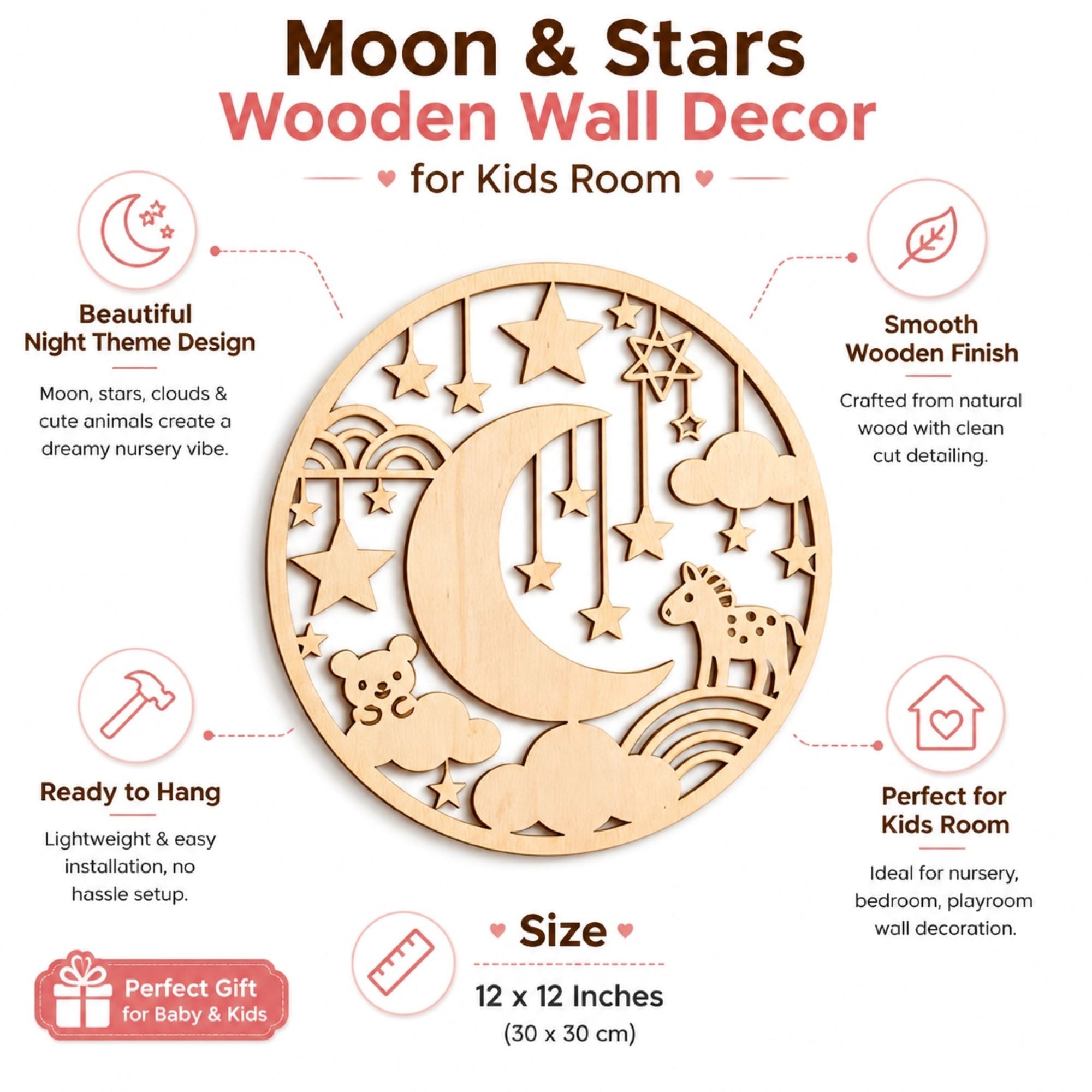 moon themed wall decor