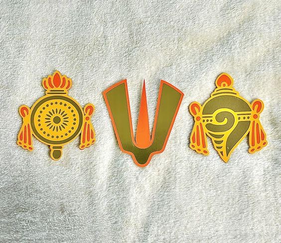 Decorative letters 'V' on a textured white background