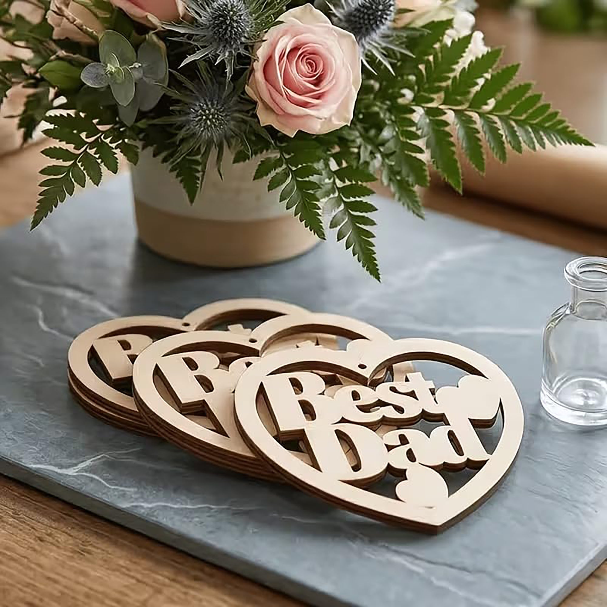 mdf heart shape craft base pack of 10