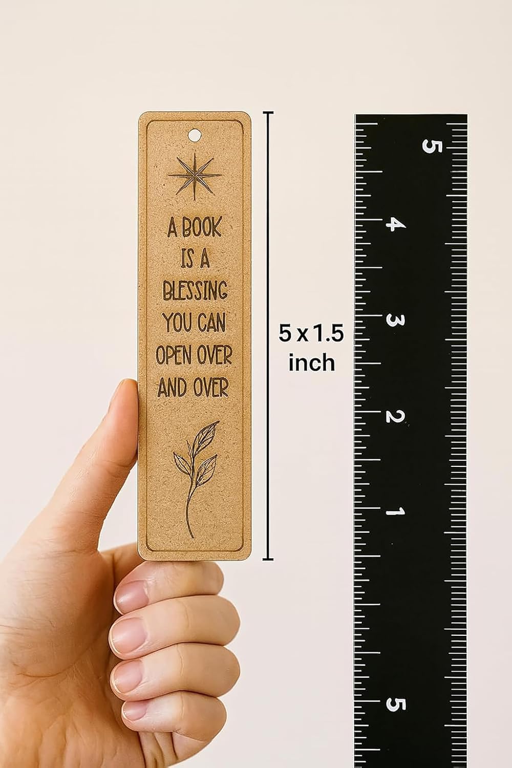 mdf bookmark cutouts for calligraphy
