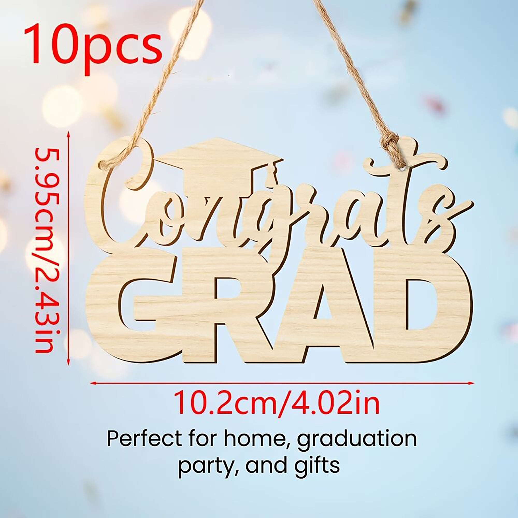 wooden graduation sign for diy projects
