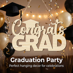 unfinished wooden graduation shapes for painting

