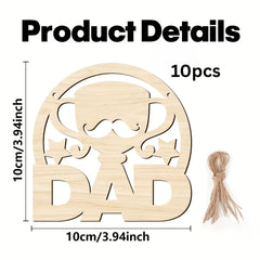 fathers day wooden hanging ornament for painting