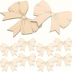 bow shape mdf cutouts for painting