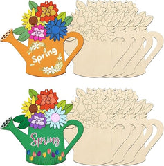 wooden flower cutouts
