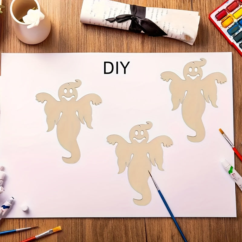 spooky wooden cutouts