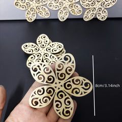Unfinished Wooden Flowers