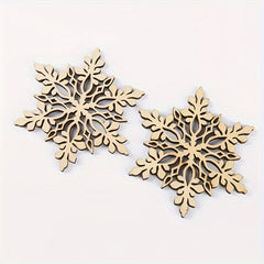 wood snowflake shapes