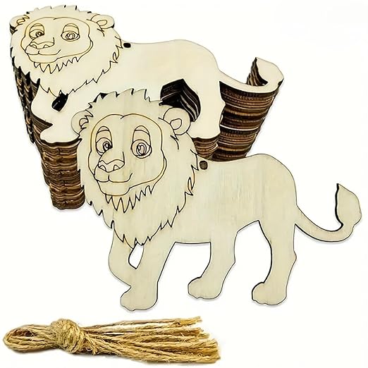 lion mdf craft base
