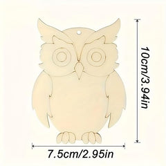 pine mdf owl craft base
