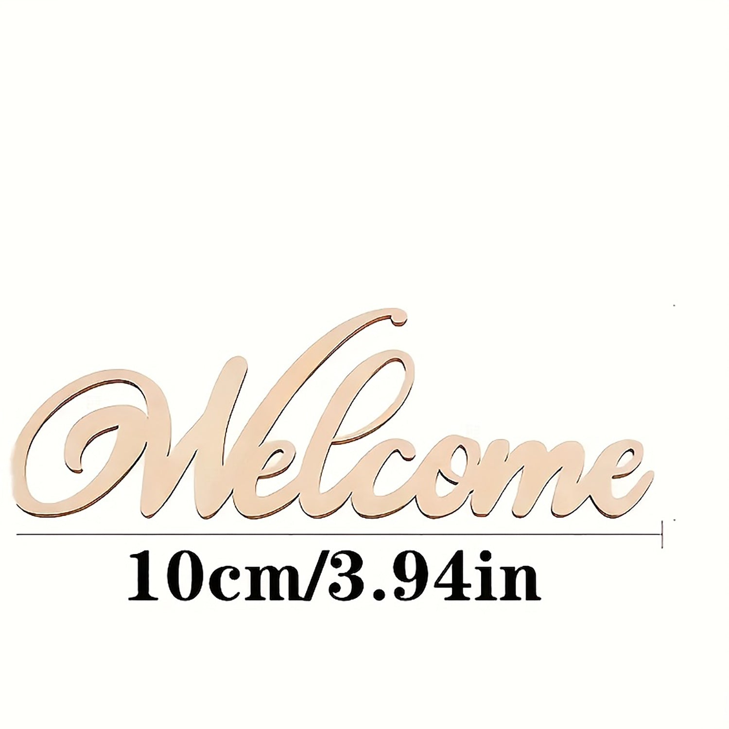 rustic wooden welcome sign decorations