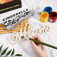 craft supplies wooden alphabet cutouts